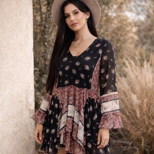 Rebecca Minkoff Floral Patchwork Dress